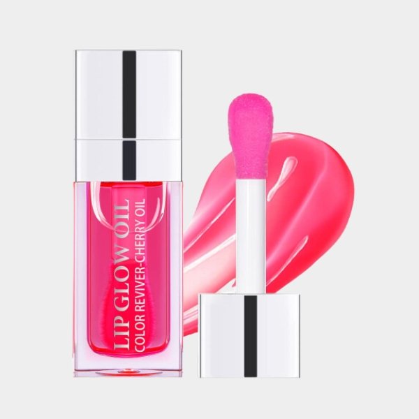 beauty-11.jpg Hydrating Moisturizing Lip Glow Oil, Nourishing Glossy Transparent Plumping Oil - Image 1